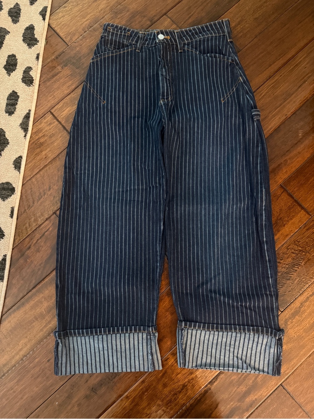 Anthropologie Pilcro Kayden High Rise Carpenter Barrel Leg Jeans Size 28 EUC - Picture 5 of 8